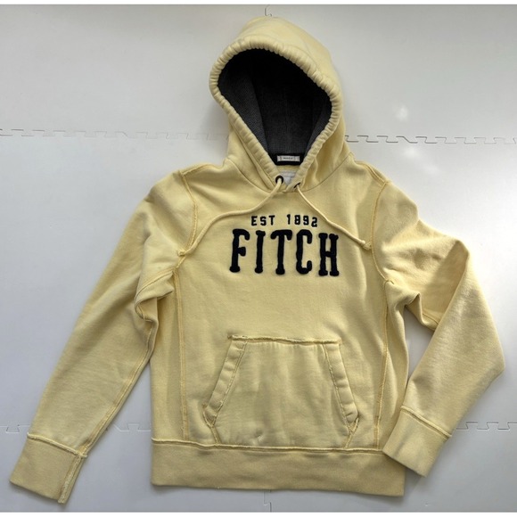 Abercrombie & Fitch Other - Y2K ABERCROMBIE Mens Sweatshirt Muscle Hoodie Heavyweight Distressed- Size L